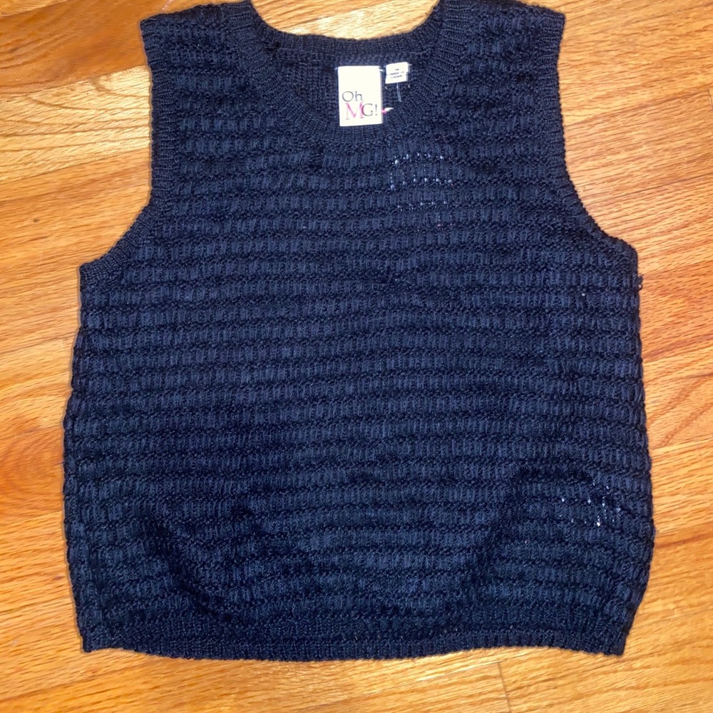 Knit sweater tank